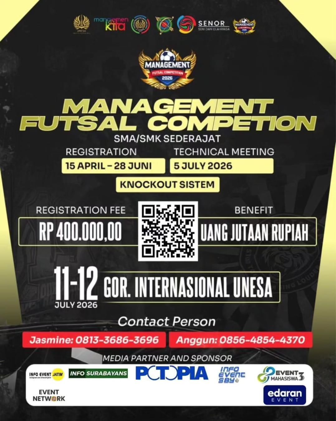 MANAGEMENT FUTSAL COMPETITION 2026 - Poster 2