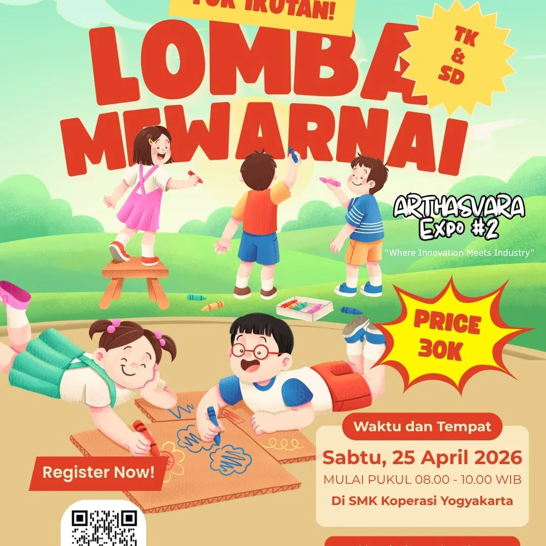 ARTHASVARA Expo #2 - Lomba Mewarnai - Poster 2