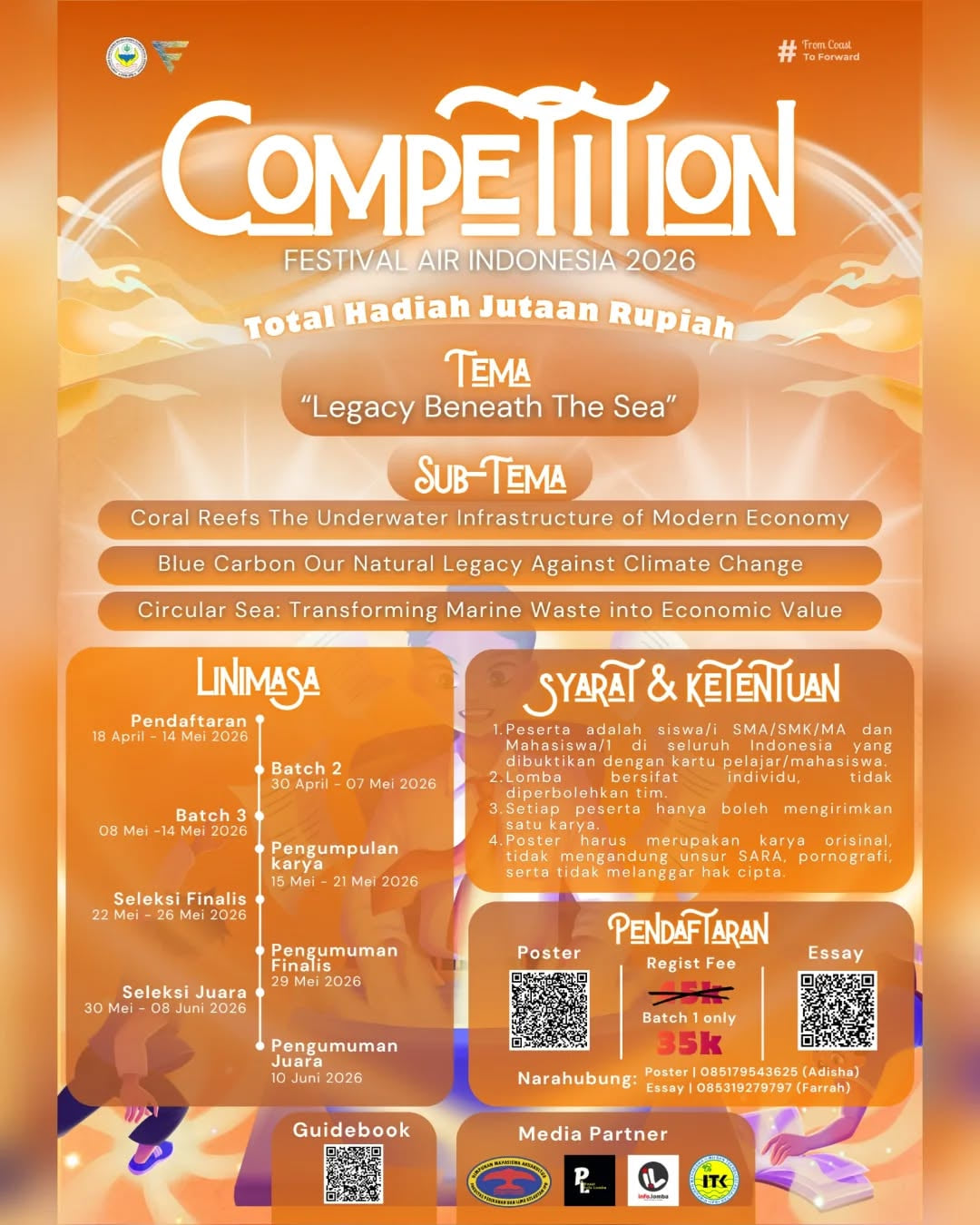 Kompetisi Festival Air Indonesia 2026 - Poster 2