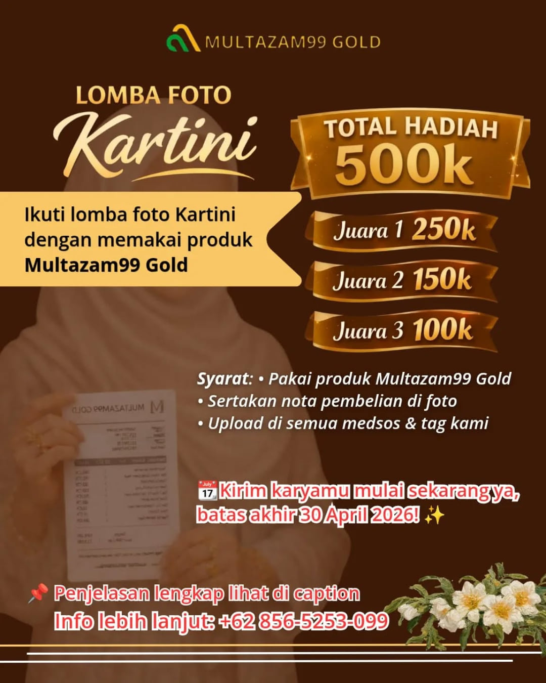 LOMBA FOTO KARTINI – MULTAZAM99 GOLD - Poster 2