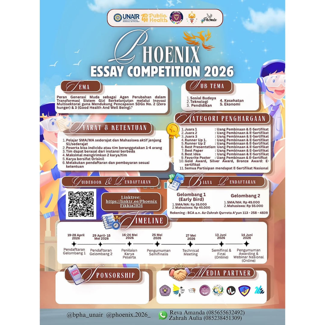 Phoenix Essay Competition (PEC) 2026 - Poster 2