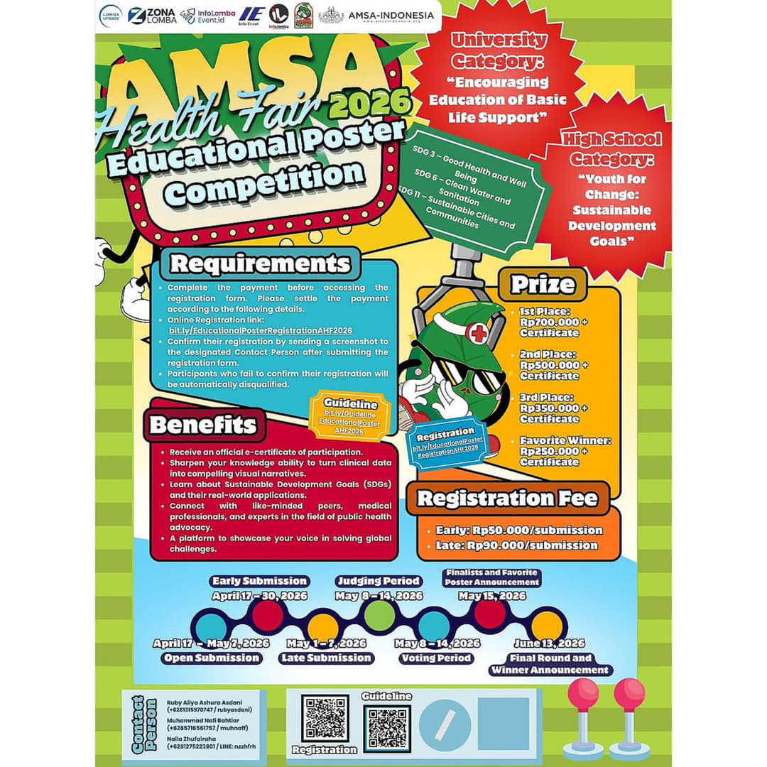 Educational Poster Competition AMSA Health Fair 2026 - Poster 2