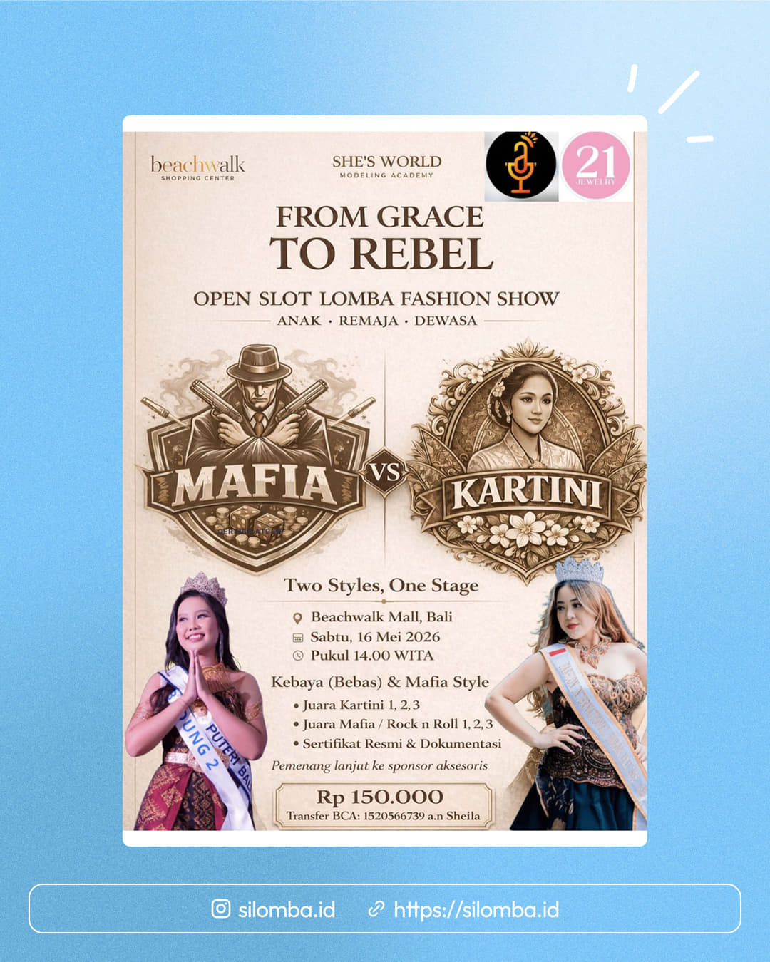 Fashion Show Competition: From Grace to Rebel - Poster 1