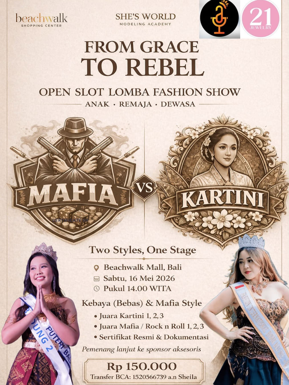 Fashion Show Competition: From Grace to Rebel - Poster 2