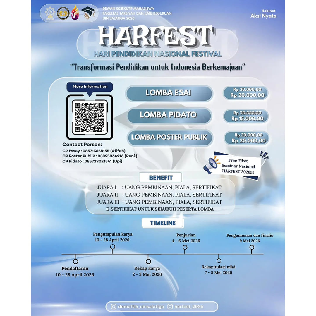 HARFEST 2026 (Hari Pendidikan Nasional Festival) - Poster 2