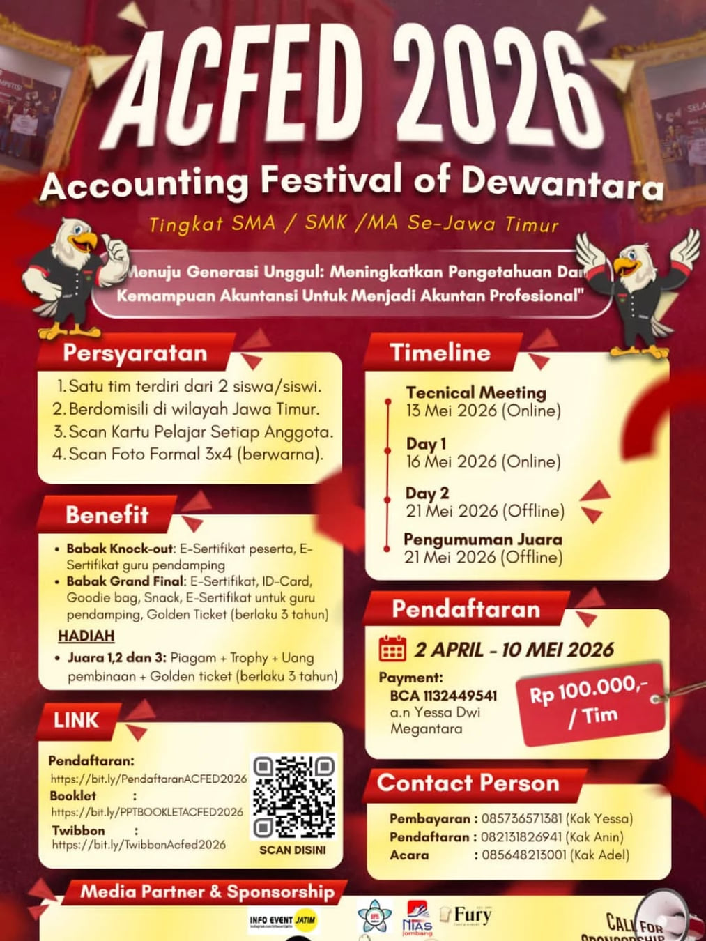 Olimpiade Akuntansi Accounting Festival of Dewantara 2026 - Poster 2