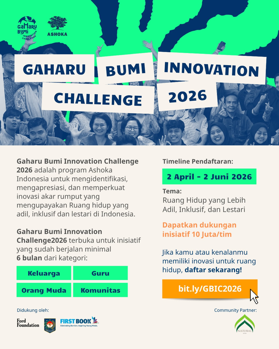 Gaharu Bumi Innovation Challenge 2026 - Poster 2