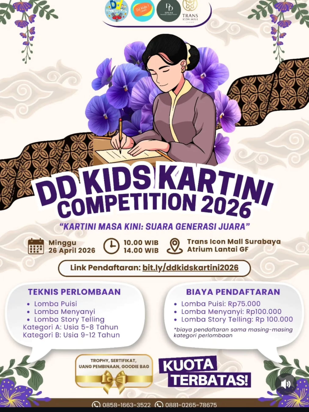 DD Kids Kartini Competition 2026 - Poster 2
