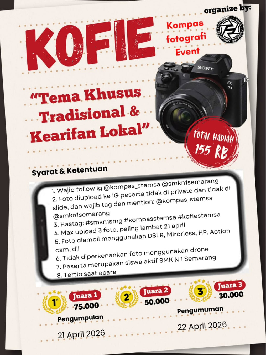 KOFIE – Kompas Fotografi Even - Poster 2