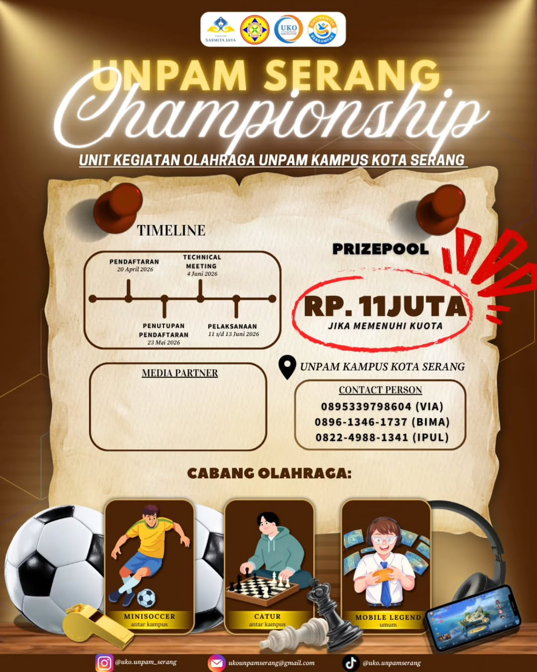 UNPAM SERANG CHAMPIONSHIP 2026 - Poster 2