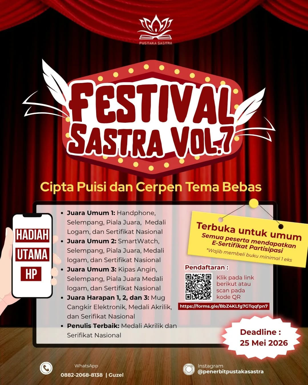 Festival Sastra Vol. 7 - Poster 2