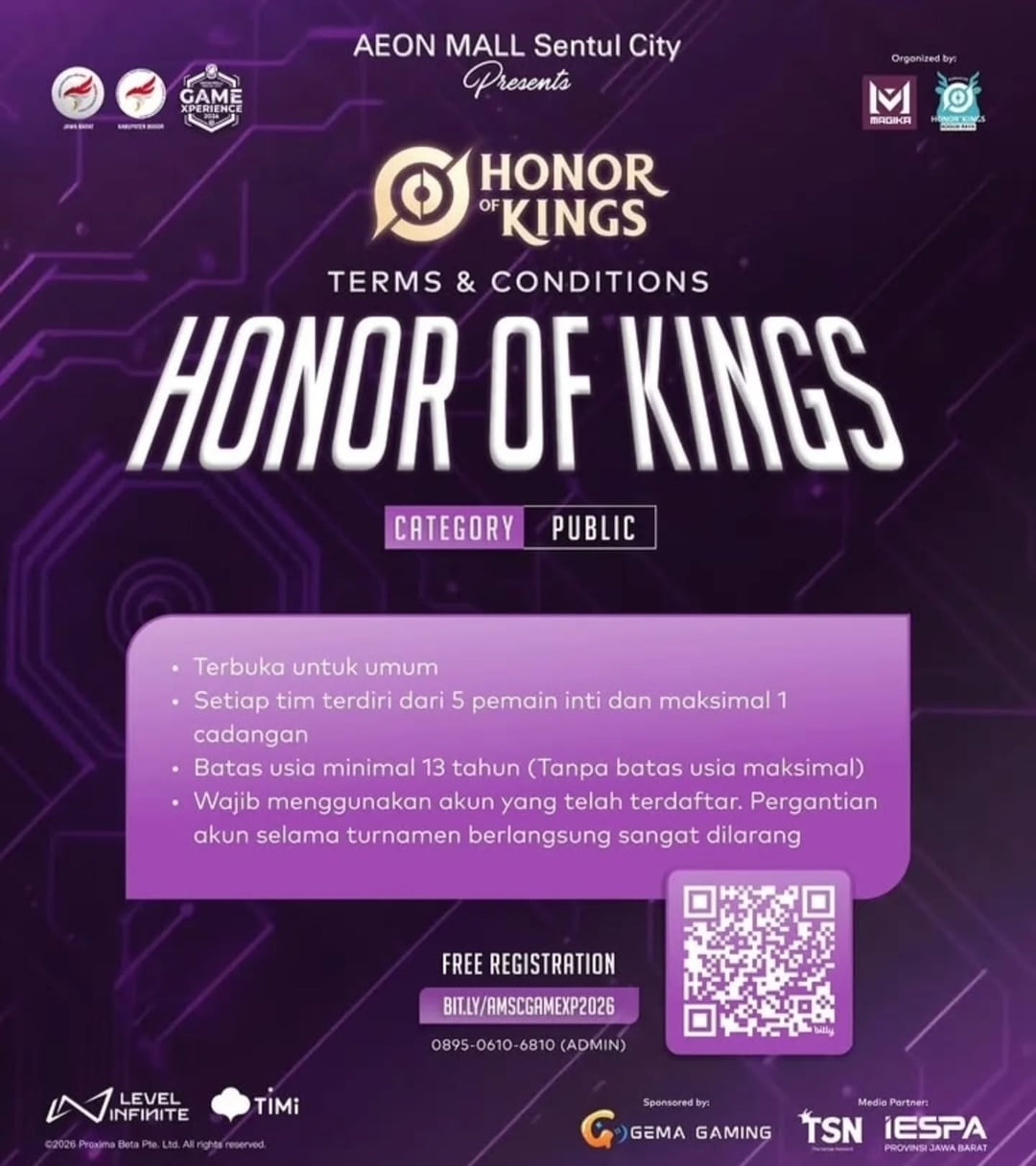 AMSC GAME XPERIENCE 2026: HOK PUBLIC - Poster 2