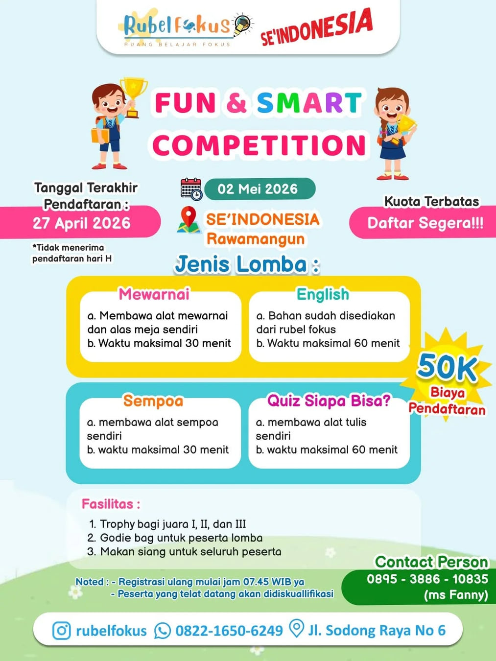 FUN & SMART COMPETITION 2026 - Poster 2