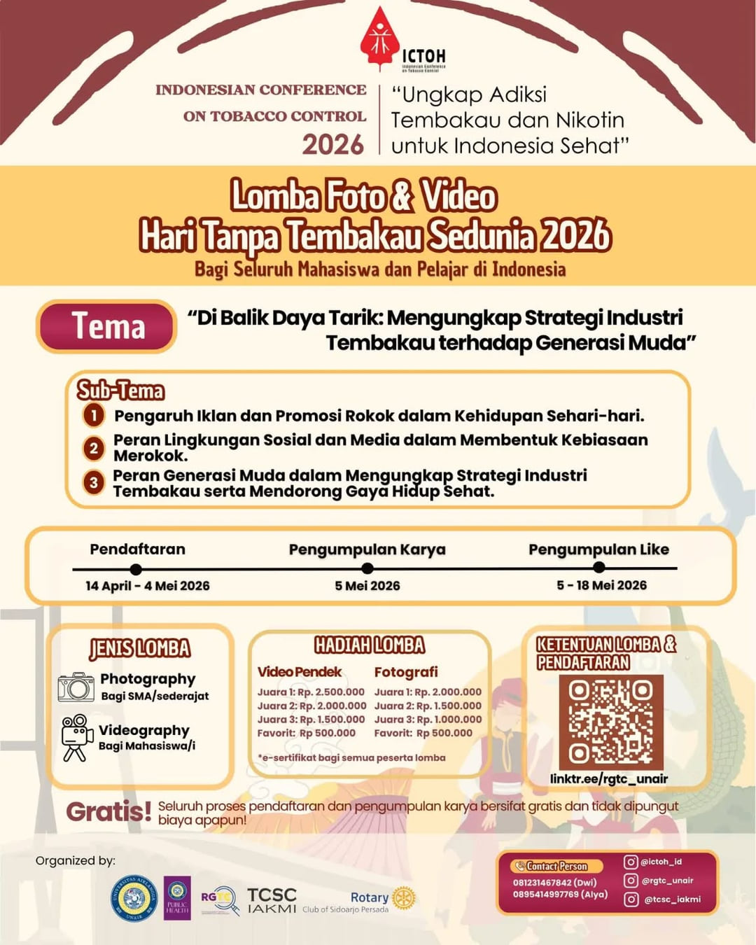 LOMBA VIDEO & FOTOGRAFI HTTS 2026 - Poster 2