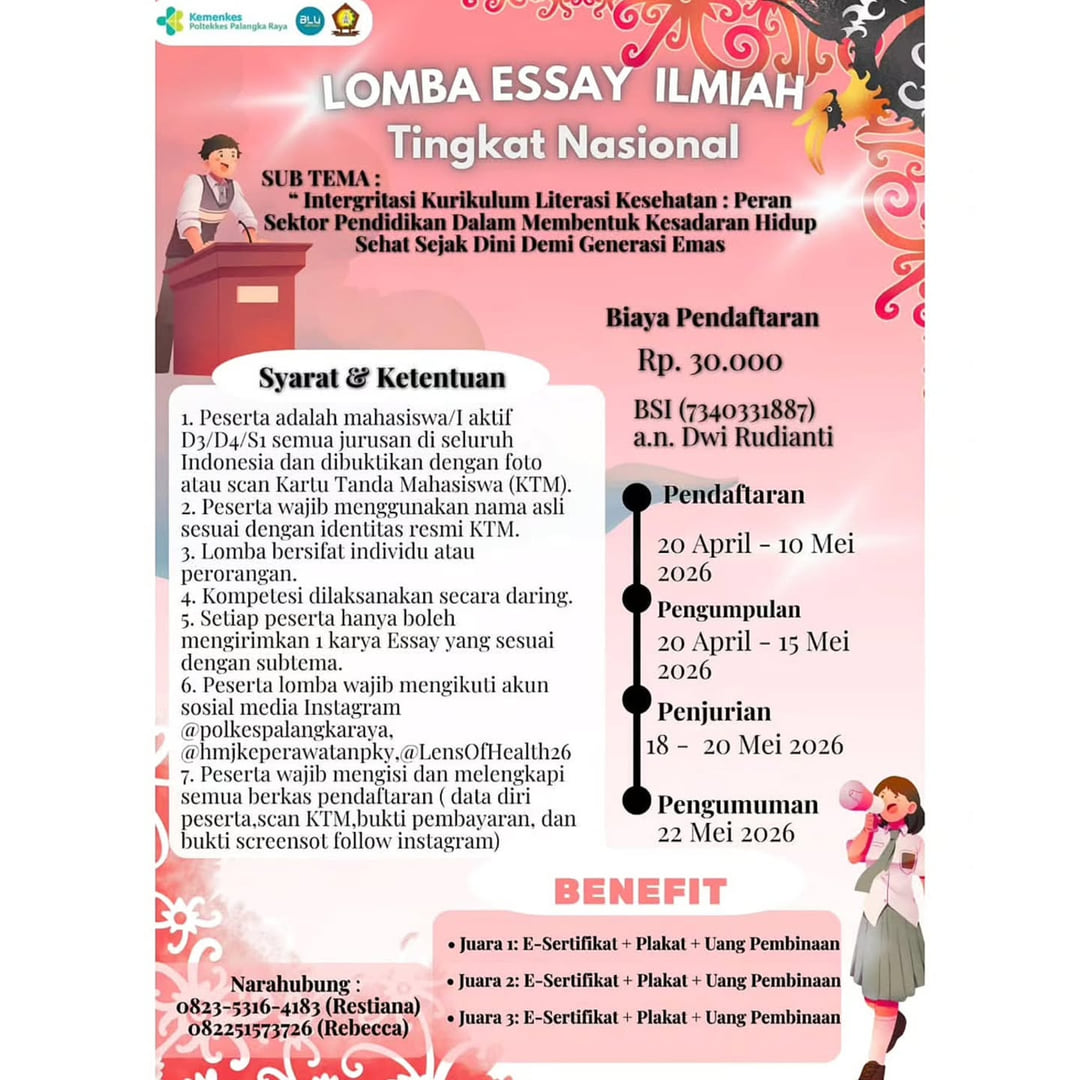 Lomba Kesehatan Nasional (LENSA) 2026 - Poster 2