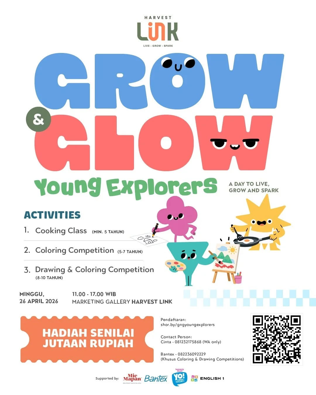Grow & Glow: Young Explorers - Coloring & Drawing Competition - Poster 2