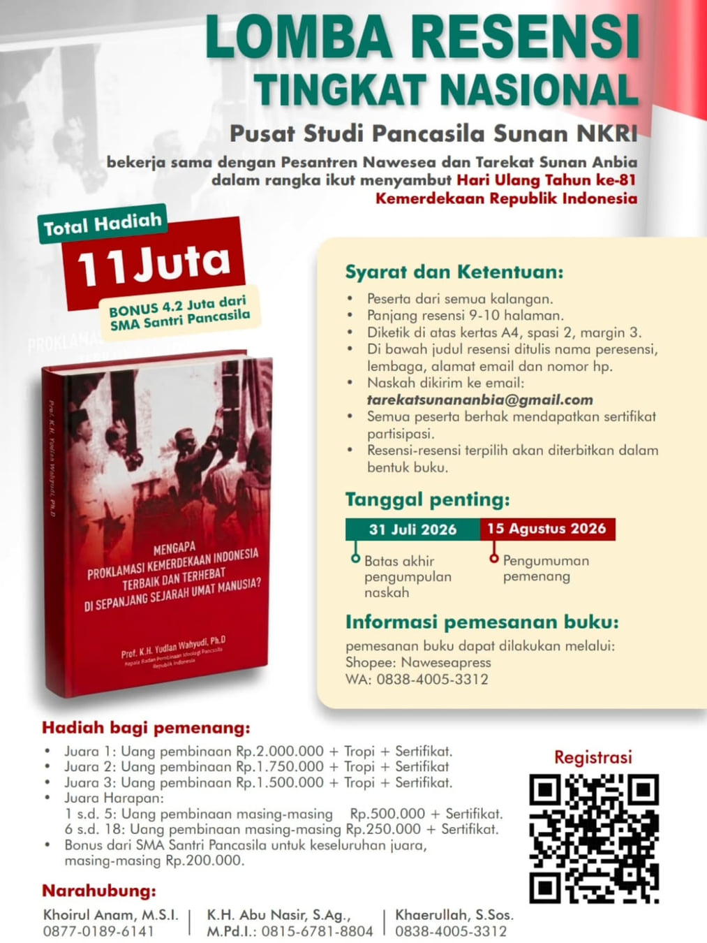 Lomba Resensi Tingkat Nasional - Poster 2