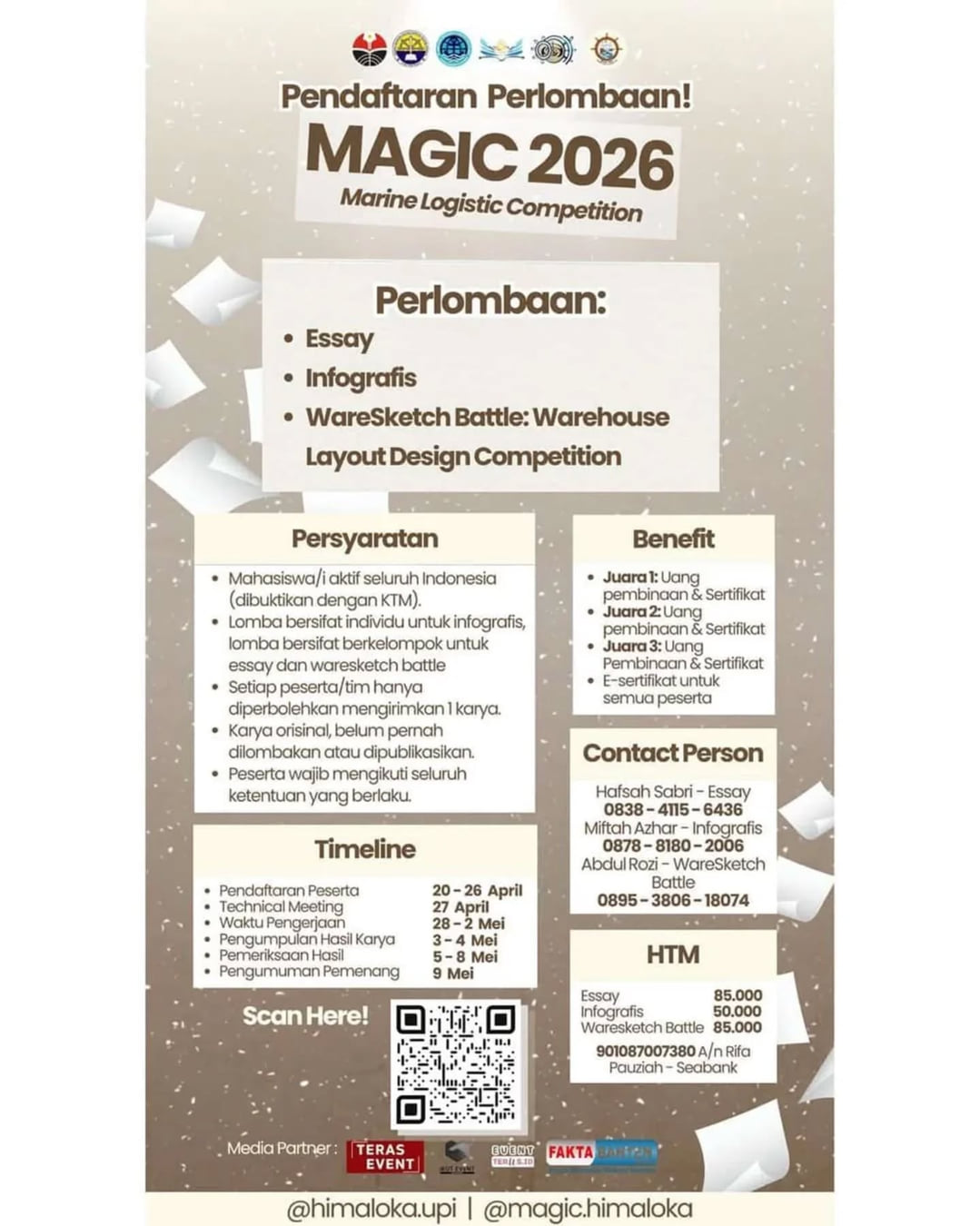 Marine Logistic Competition (MAGIC) 2026 - Poster 2