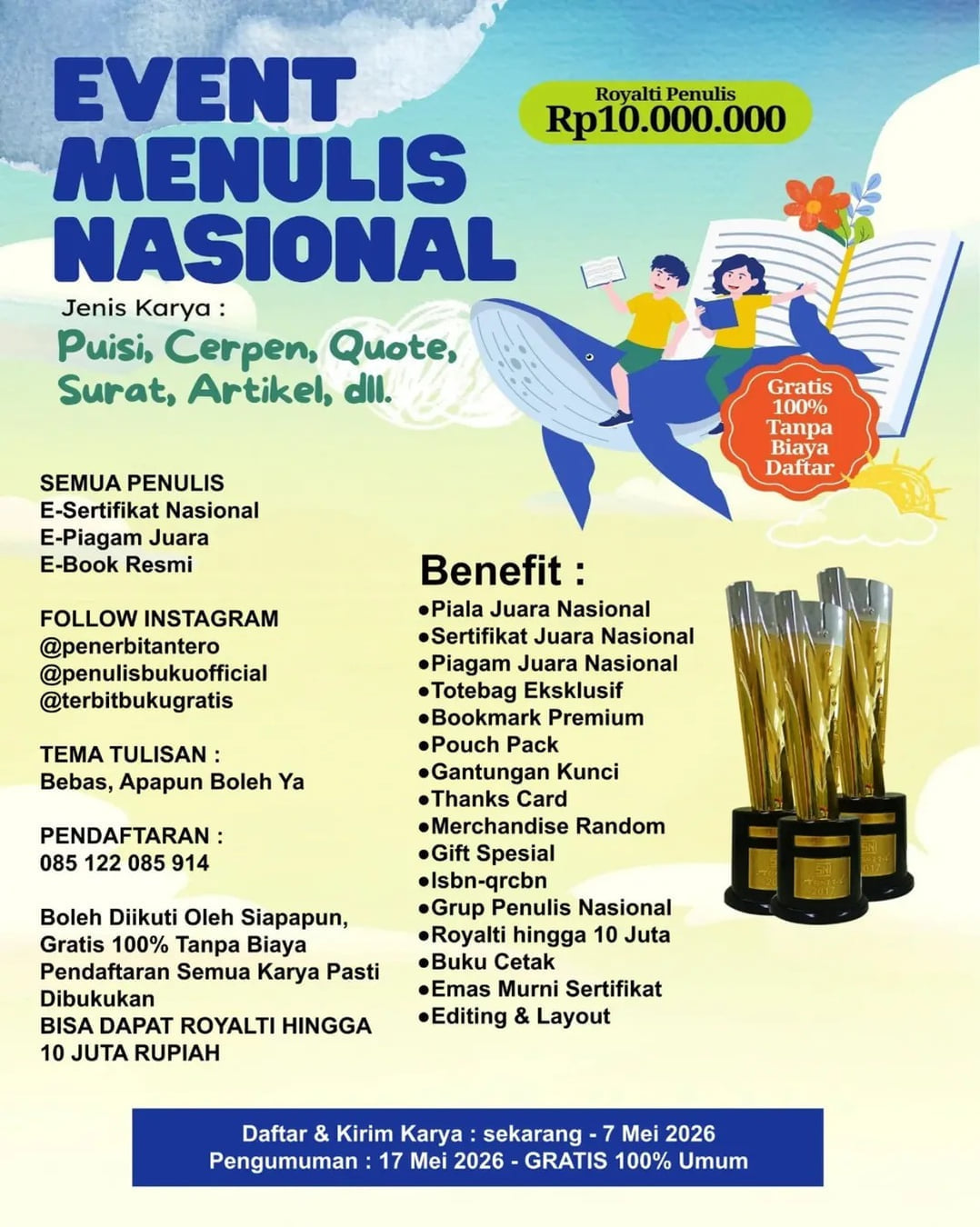 EVENT MENULIS NASIONAL 2026 - Poster 2