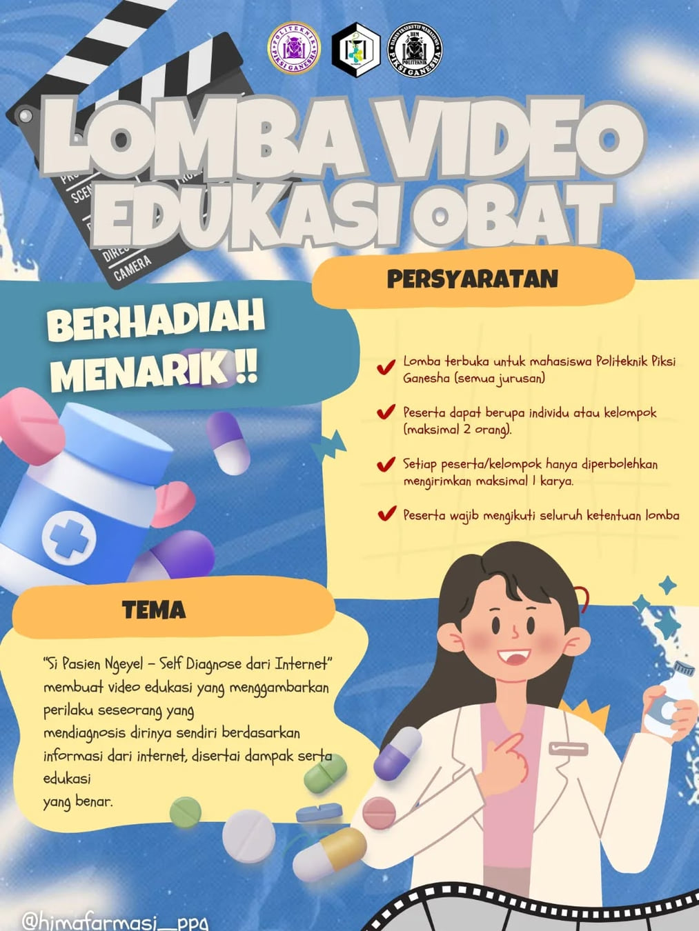 Lomba Video Edukasi Obat - Poster 2