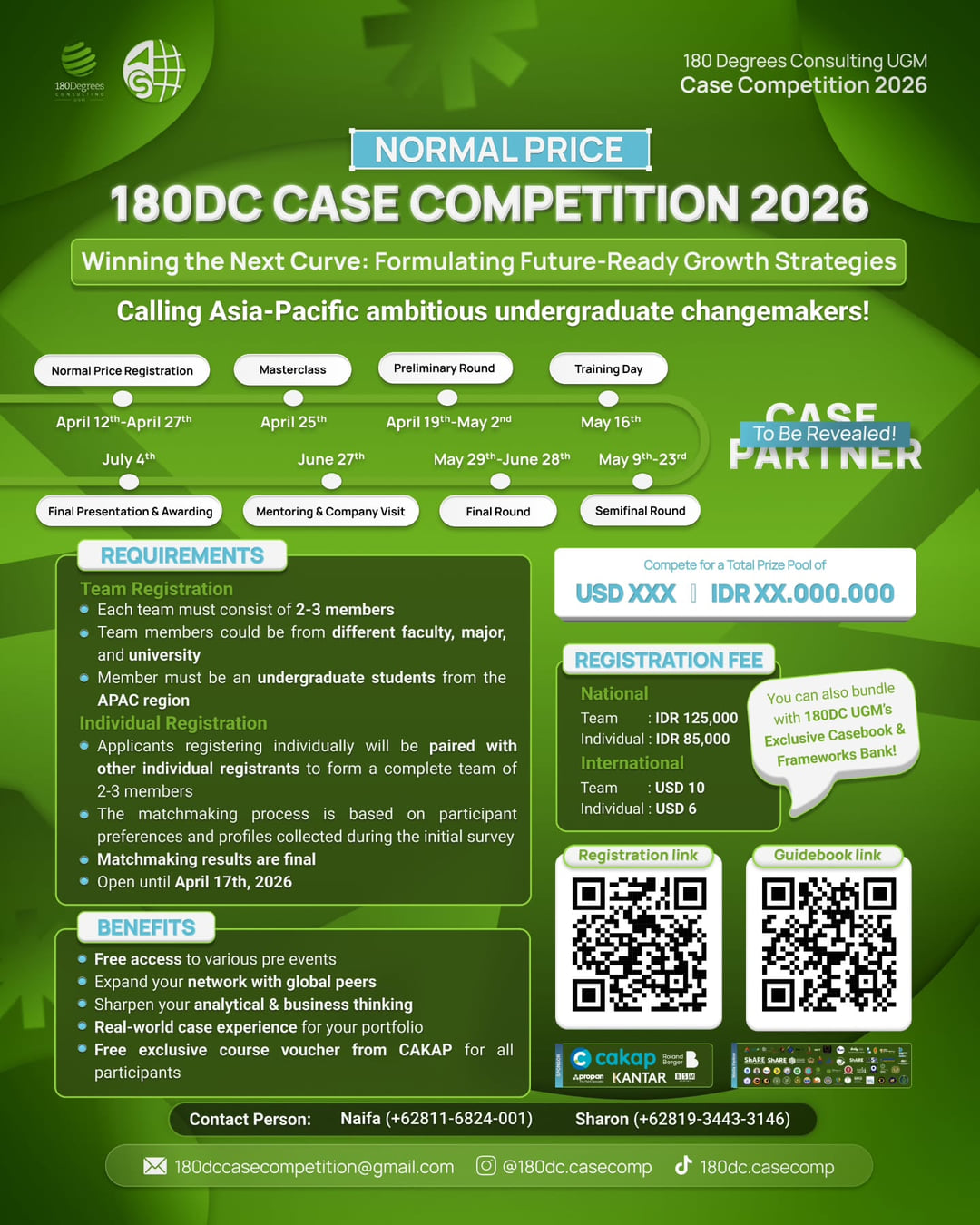 180DC CASE COMPETITION 2026 - Poster 2