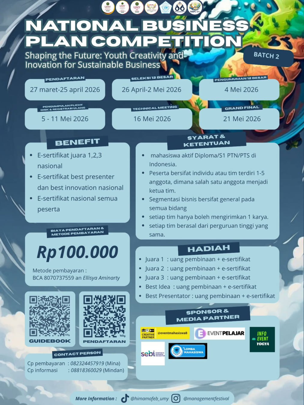National Business Plan Competition (NBPC) 2026 - Poster 2