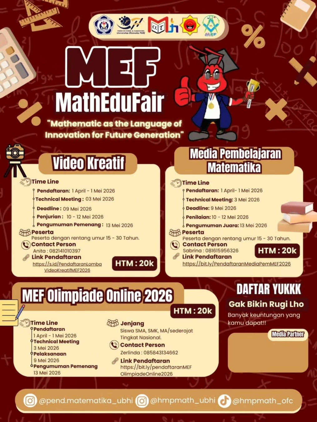 MATH EDU FAIR 2026 - Poster 2