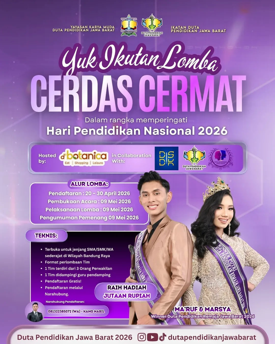 Lomba Cerdas Cermat Hardiknas 2026 - Poster 2