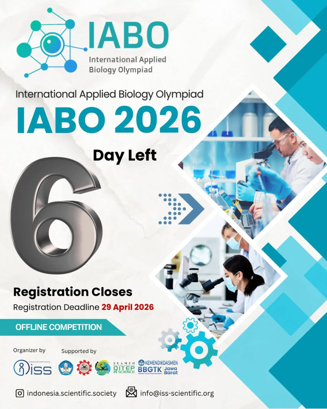 International Applied Biology Olympiad (IABO) 2026 - Poster 2