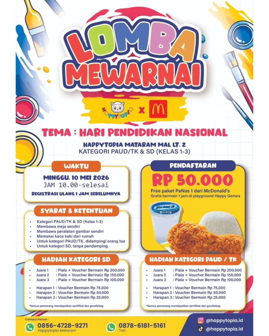 Rangkaian Lomba Spesial Bulan Mei - Lomba Mewarnai - Poster 2