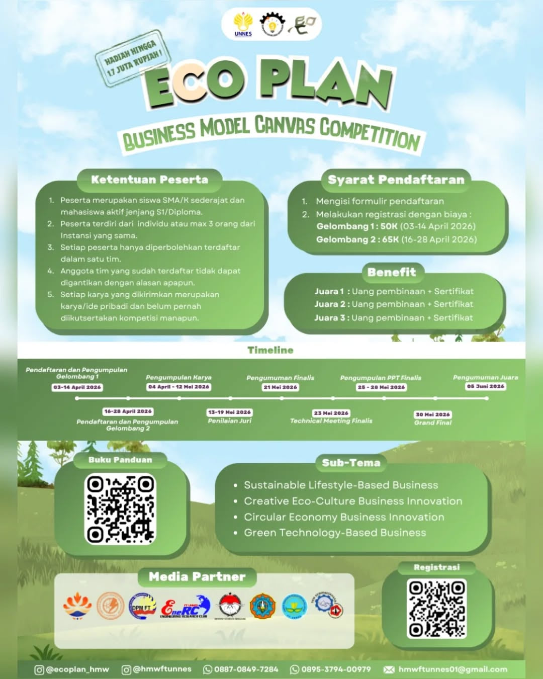 Business Model Canvas Competition ECOPLAN 2026 - Poster 2
