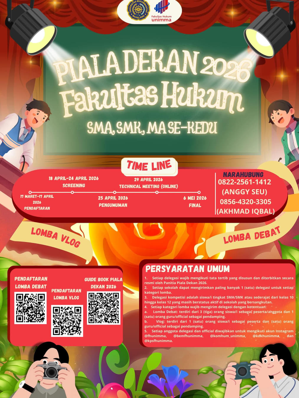 Piala Dekan 2026 Fakultas Hukum UNIMMA - Poster 2