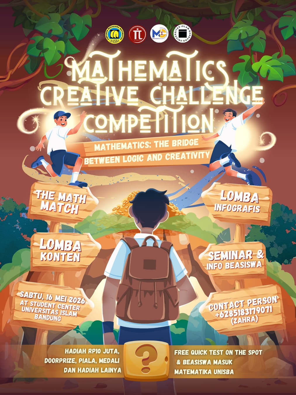 MC3: MATHEMATICS CREATIVE COMPETITION AND CHALLENGE 2026 - Poster 2
