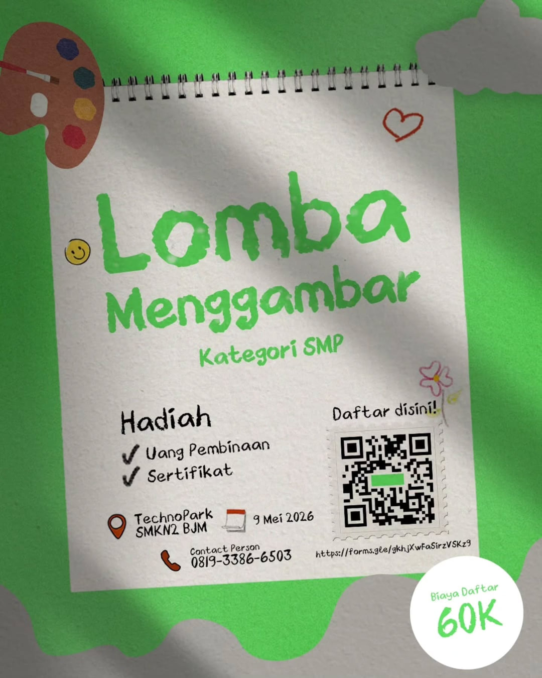 Lomba Menggambar Kategori SMP - Poster 2
