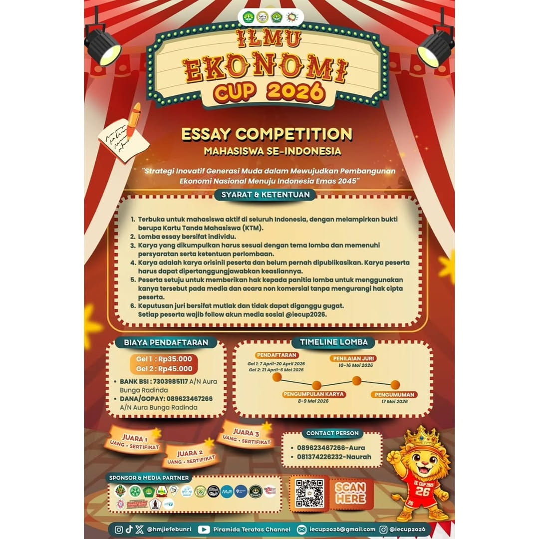 ESSAY IE CUP 2026 - Poster 2