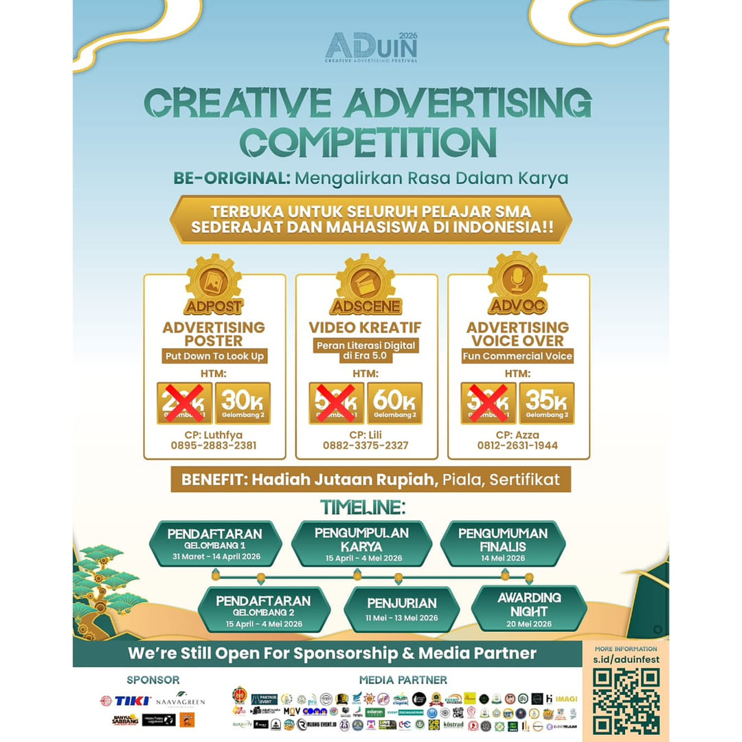 ADUIN 2026 Creative Advertising Competition - Poster 2