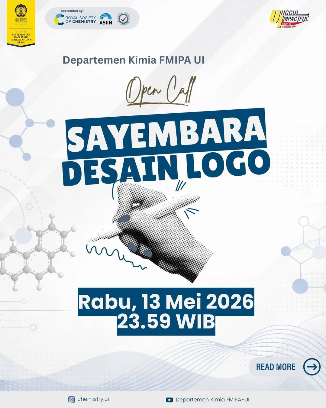SAYEMBARA LOGO KIMIA FMIPA UI 2026 - Poster 2