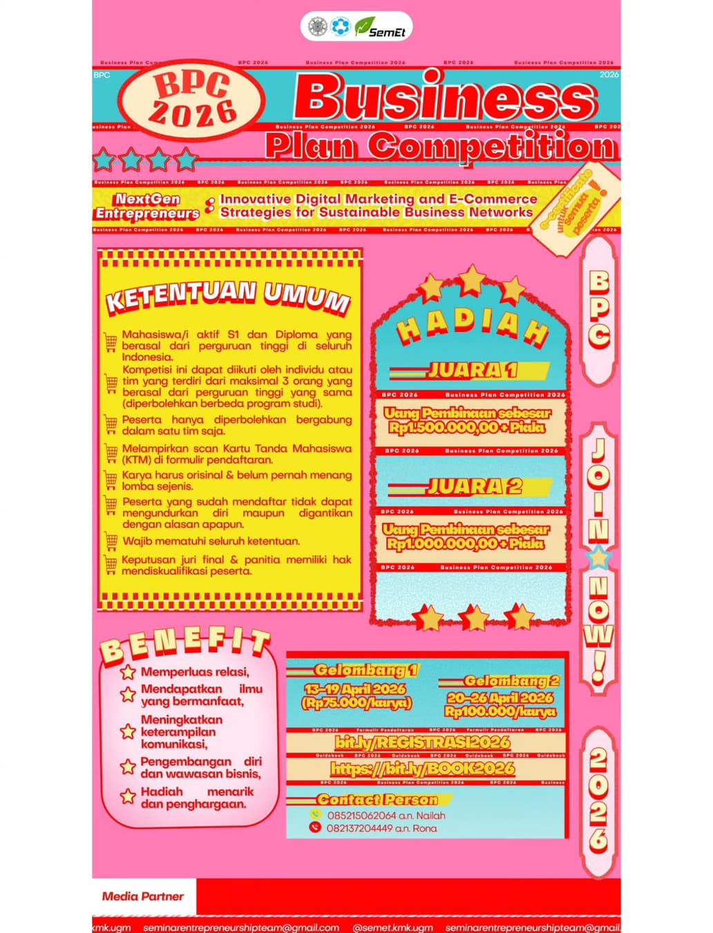 BUSINESS PLAN COMPETITION 2026 - Poster 2