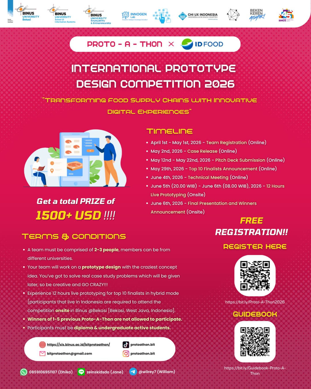 Proto-A-Thon 2026: International Prototype Design Competition - Poster 2