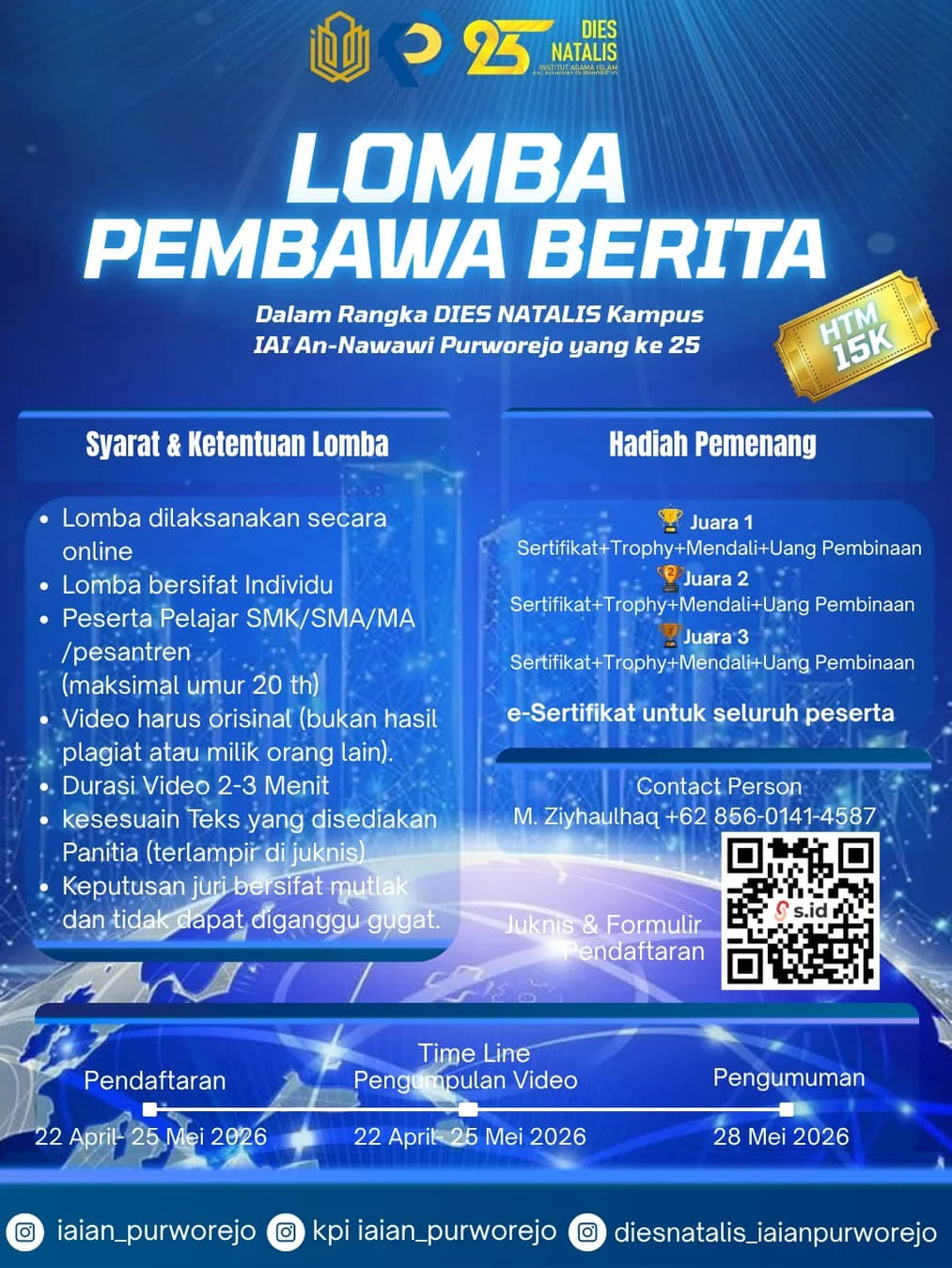 LOMBA PEMBAWA BERITA 2026 - Poster 2