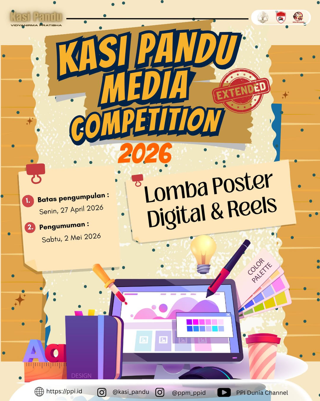 Kasi Pandu Media Competition 2026 - Poster 2