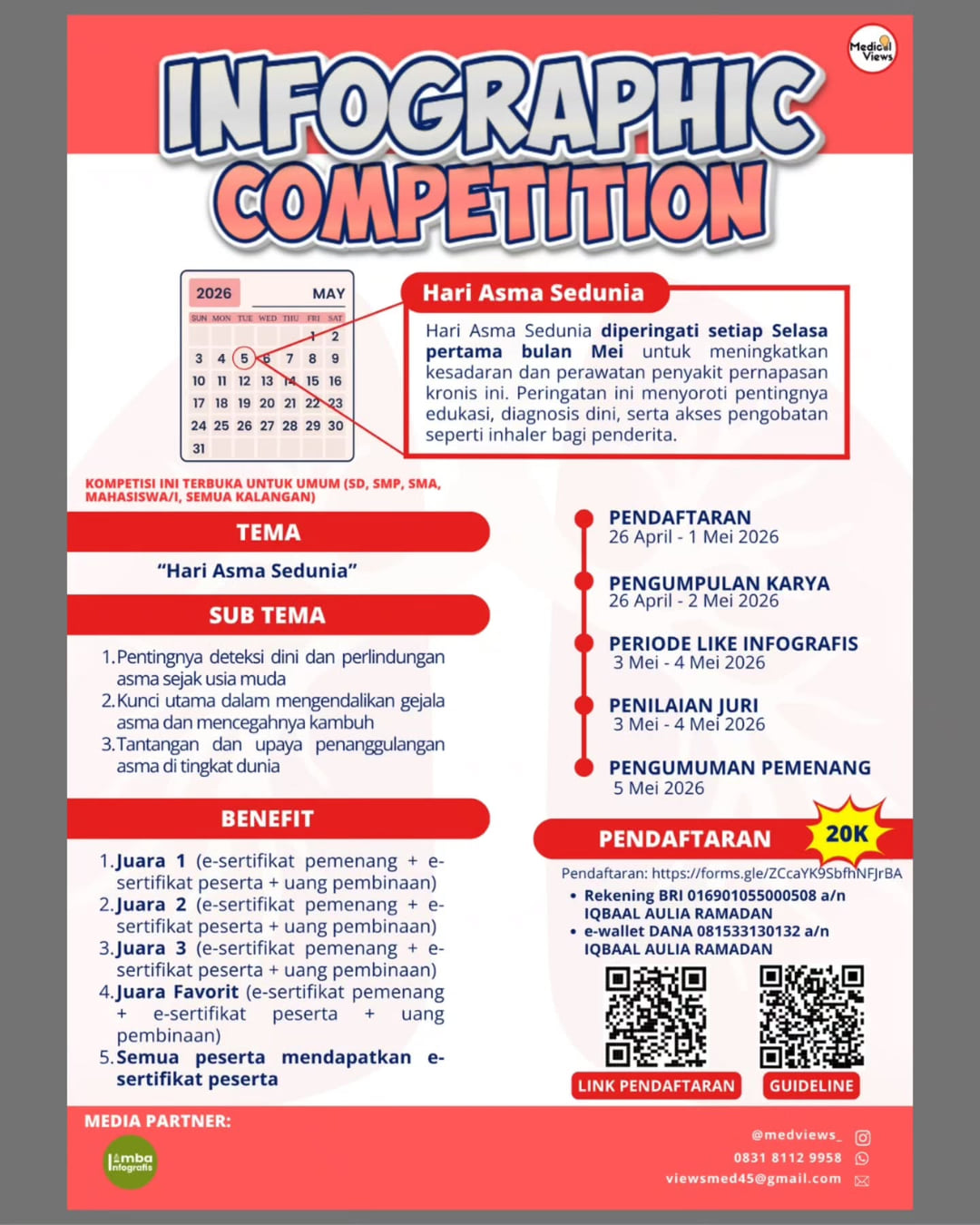 INFOGRAPHIC COMPETITION 2026 - Poster 2