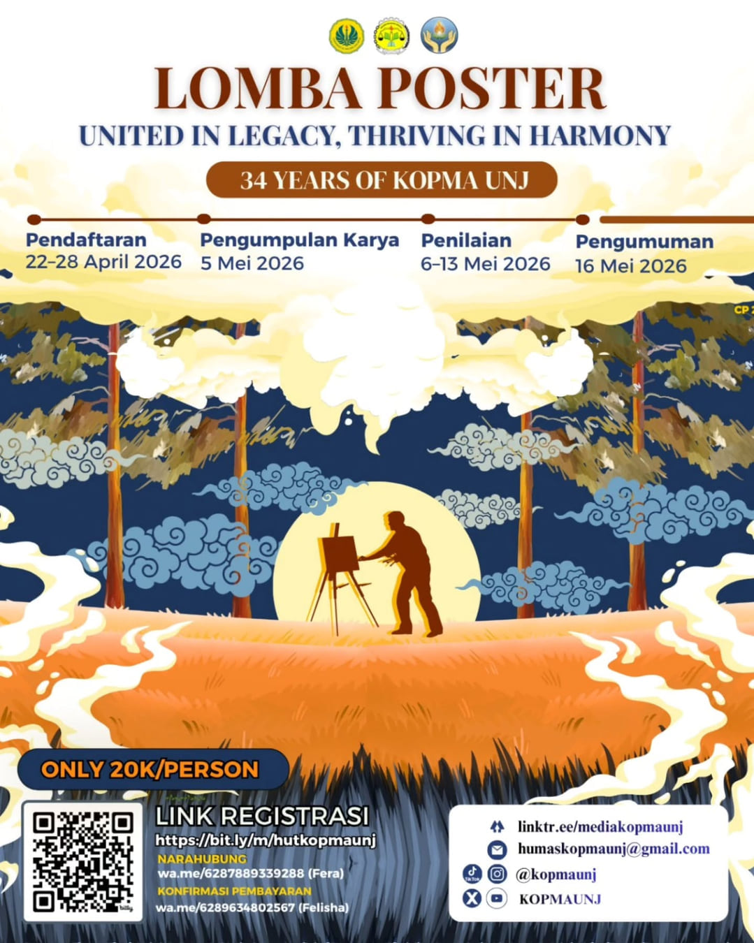 LOMBA POSTER HUT KOPMA UNJ KE-34 - Poster 2