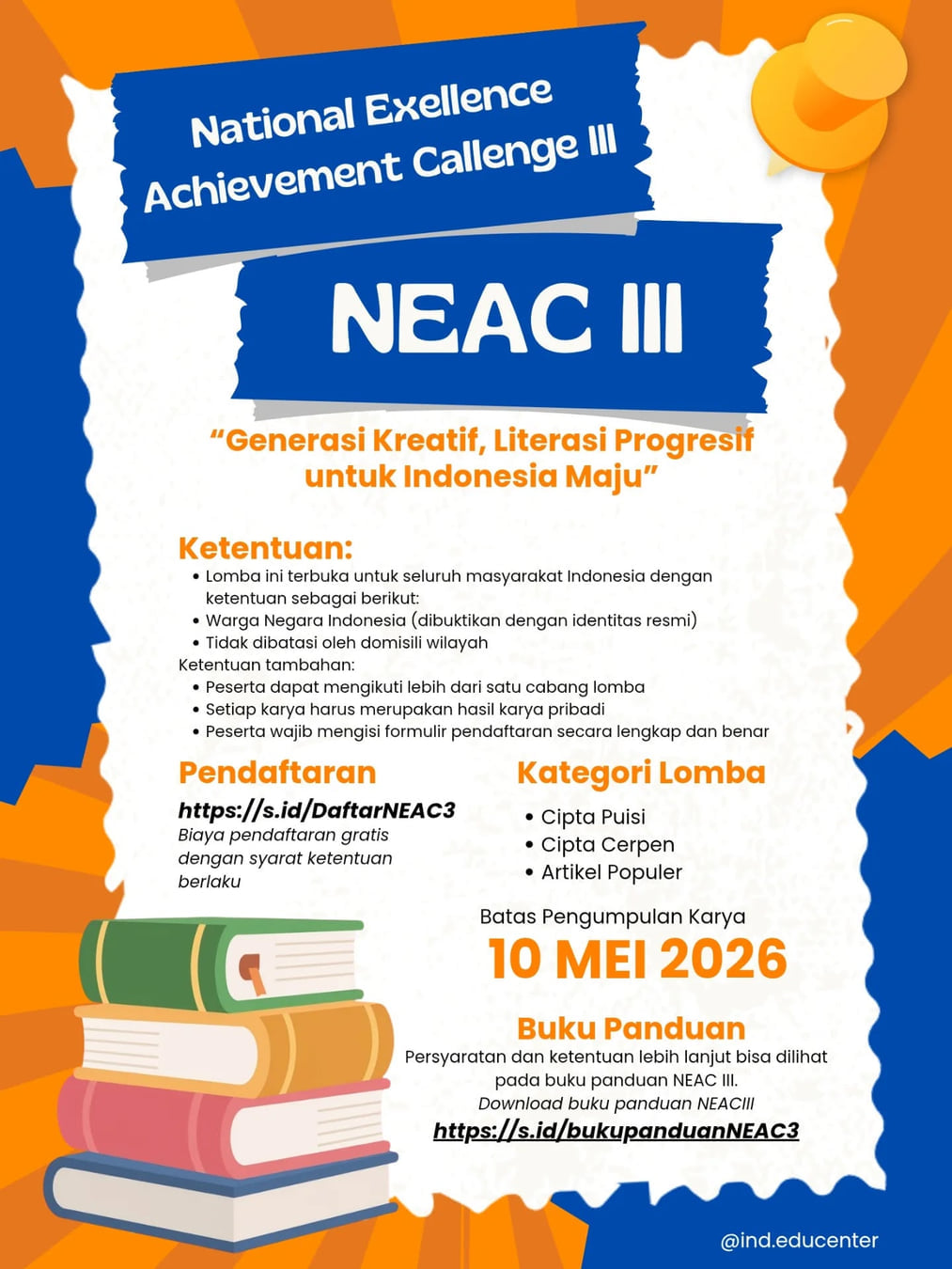 NATIONAL EXELLENCE ACHIEVEMENT CHALLENGE III (NEAC III) - Poster 2