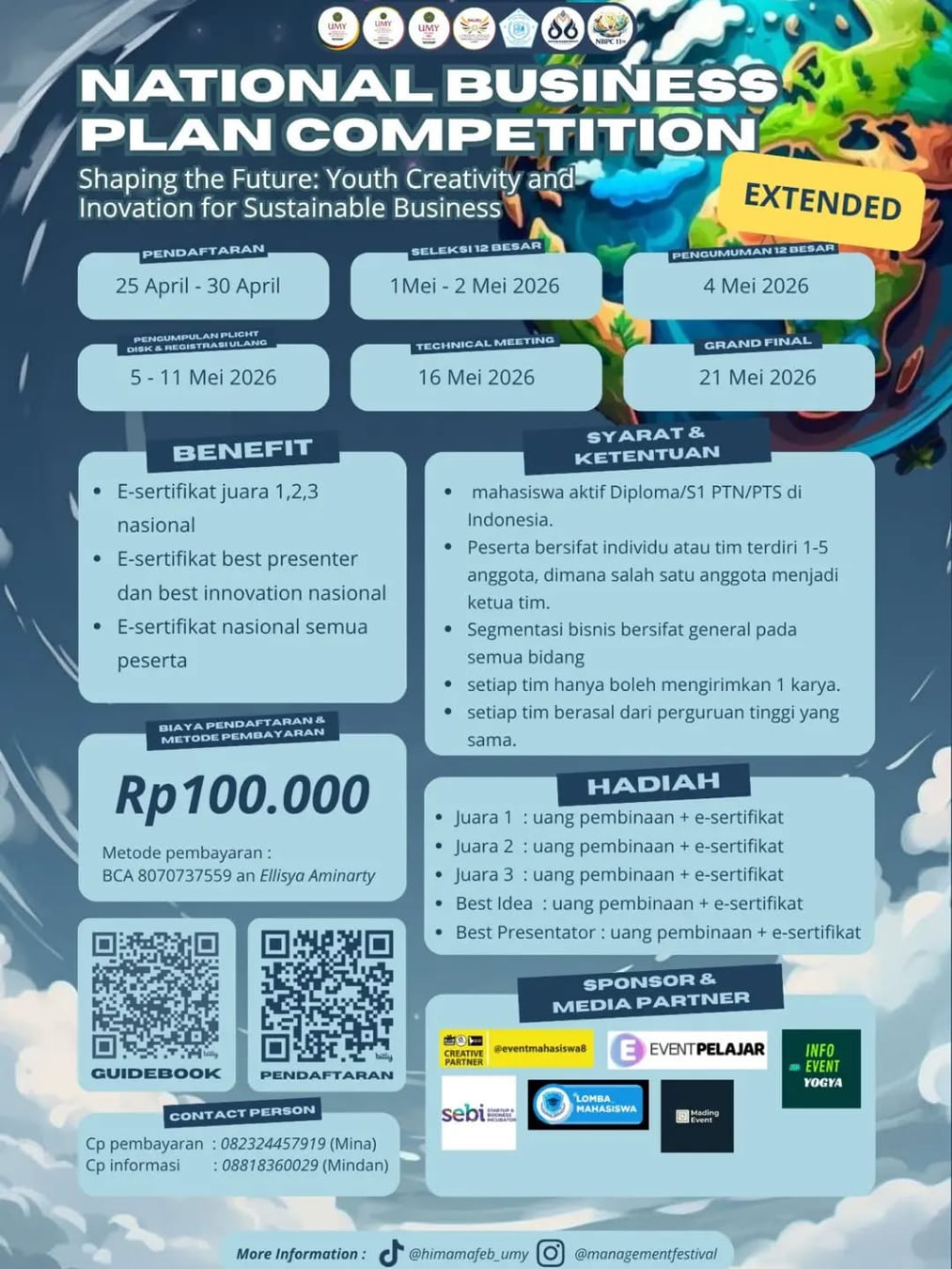National Business Plan Competition (NBPC) 2026 - Poster 2