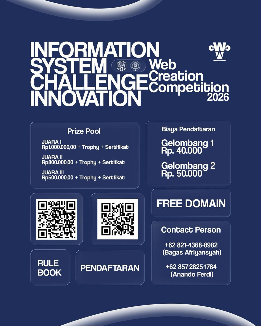 Information System Challenge Innovation (ISCI) 2026 Web Creation Competition - Poster 2