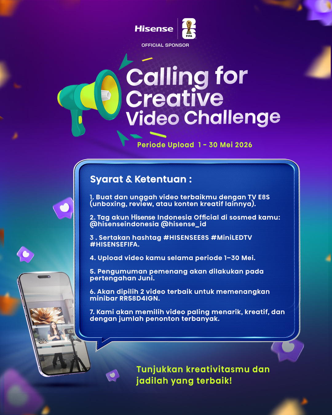 Hisense Video Challenge - Poster 2