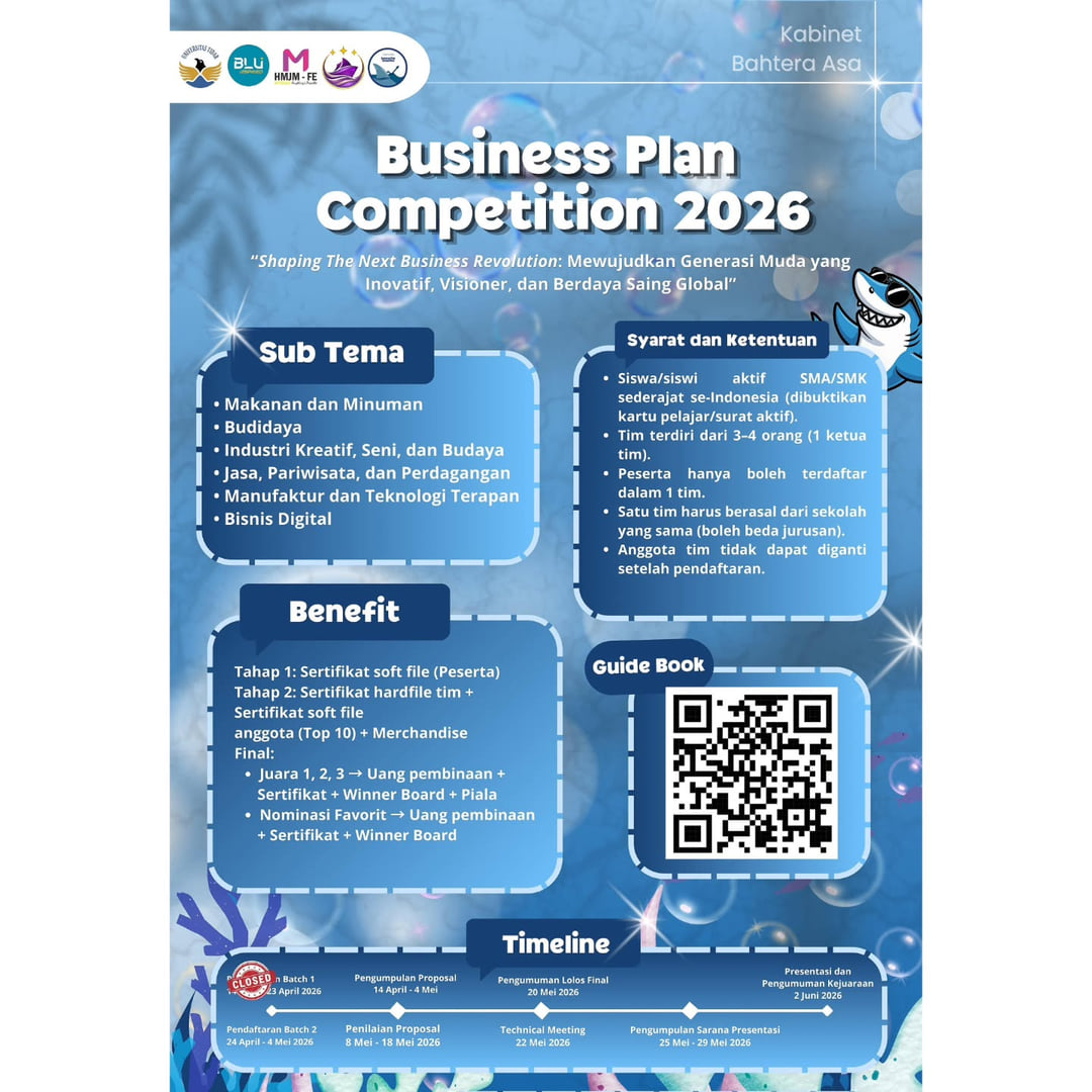 Business Plan Competition 2026 - Poster 2