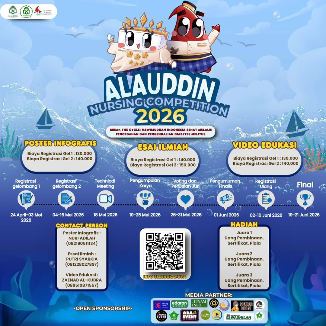 Alauddin Nursing Competition 2026 - Poster 2