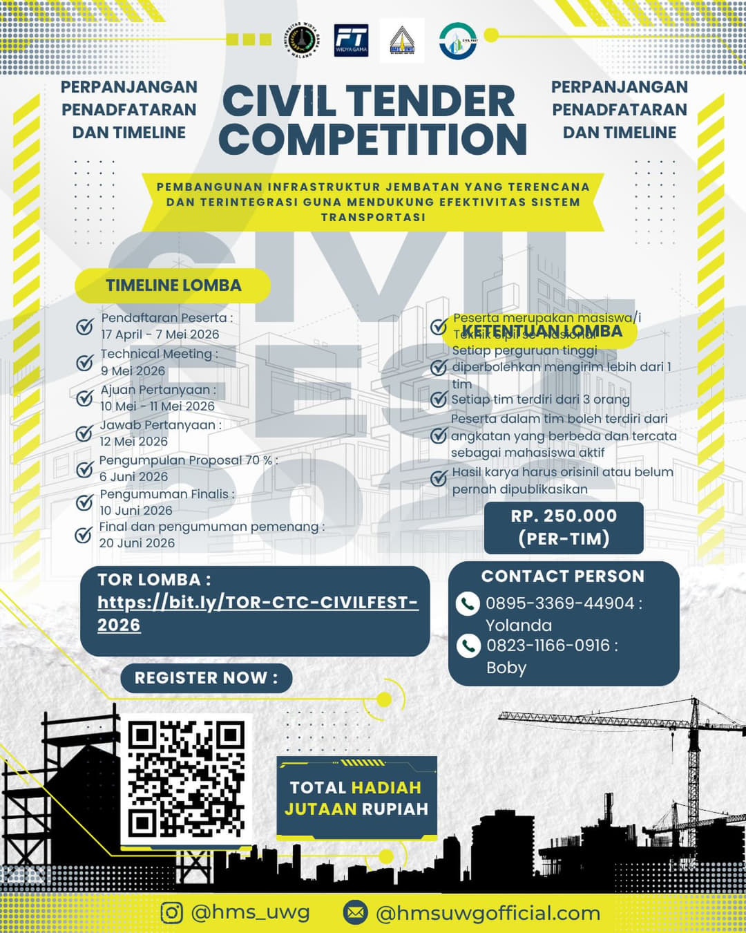 CIVIL TENDER COMPETITION 2026 - Poster 2